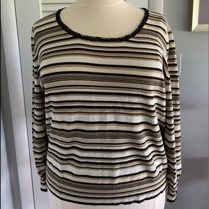 Gorgeous Copper/Gold Metallic Sigrid Olsen Top